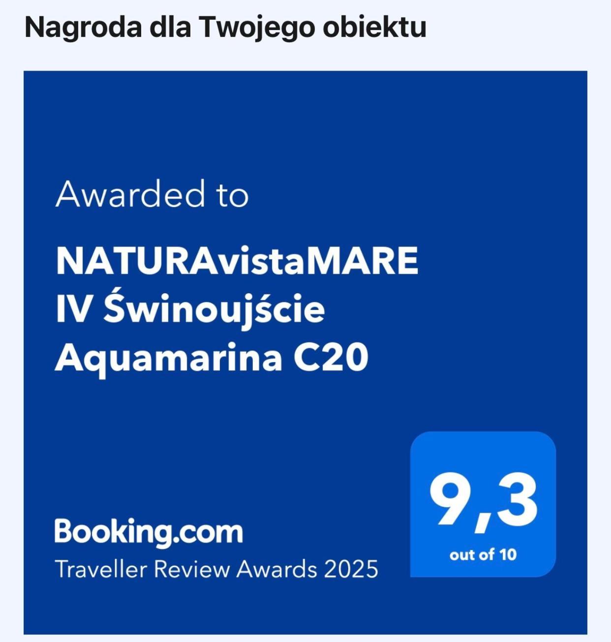 Naturavistamare Iv Aquamarina C20 * Swinoujscie